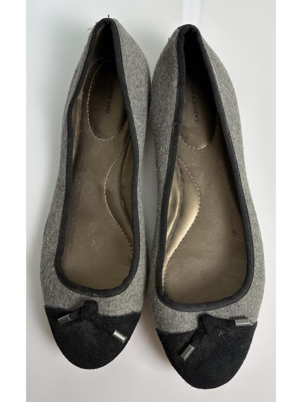 Lands’ End Ballet Flats- Women 11